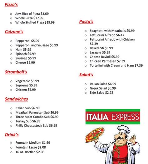Italian express devon menu. Things To Know About Italian express devon menu. 
